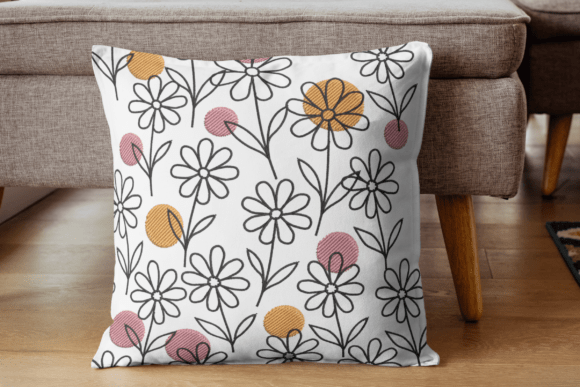 Daisy Pattern Embroidery Design: A Fresh Touch for Seasonal Crafts