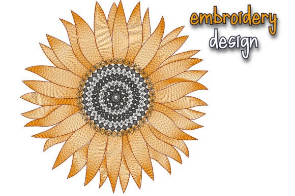Flower Sunflower Embroidery Design: A Review for Personalized Gift Makers