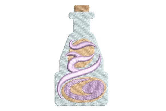 Magic Potion for Underwater Breathing Embroidery Design