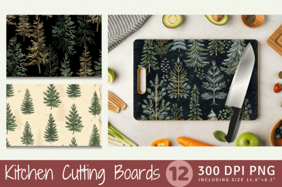 Pine Trees Embroidery Cutting Boards Sub: A Designer’s Review for Small Business Merch