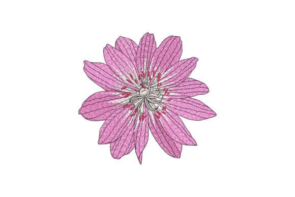 Radiant Star Petals Embroidery: A Sparkling Addition for Etsy Sellers