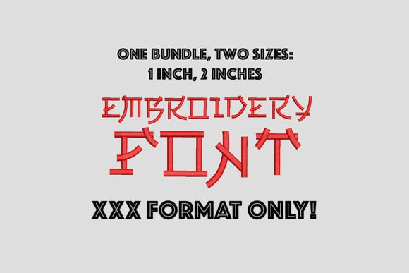 XXX Japanese Style Embroidery Font: A Designer’s Review for Small Business Branding